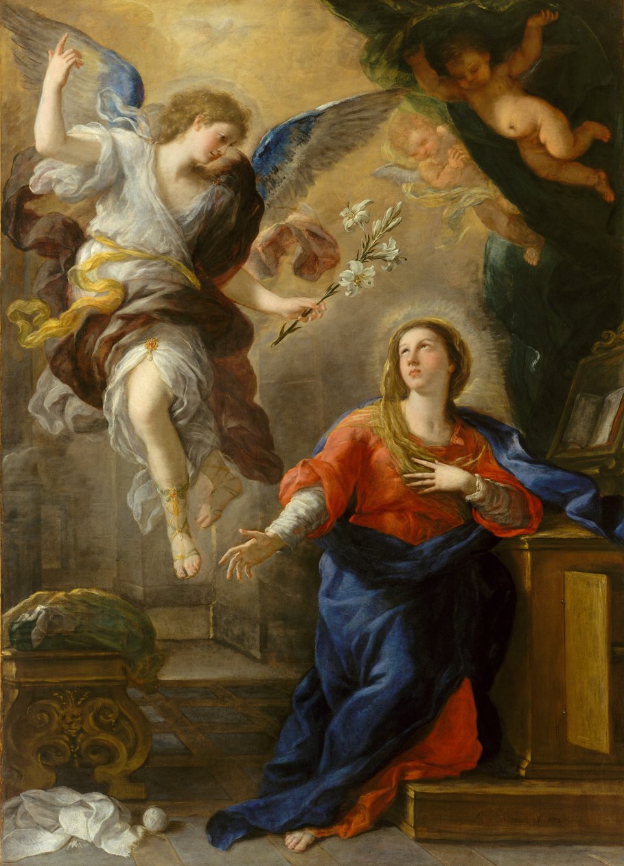 Bebudelsen, 1672 af Luca Giordano