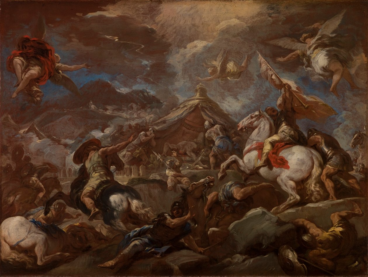 Opdagelsen af Holofernes lig af Luca Giordano