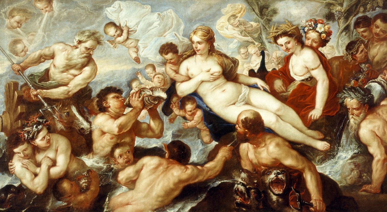 The Return of Persephone, af Luca Giordano, olie på lærred af Luca Giordano