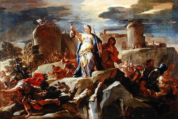 Judiths triumf, ca. 1703 (olie på lærred) af Luca Giordano