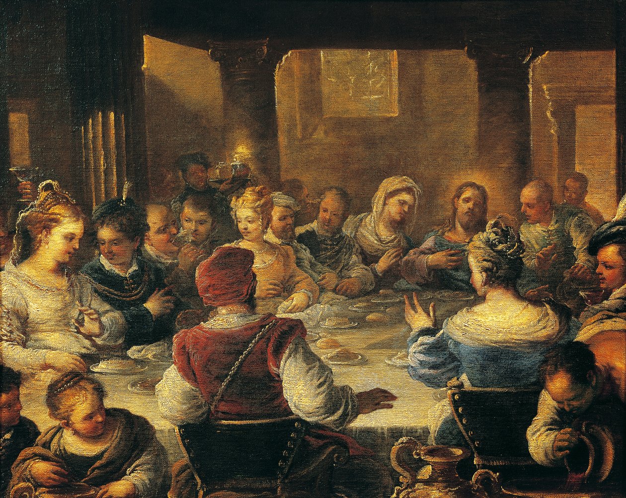 Bryllup i Cana af Luca Giordano