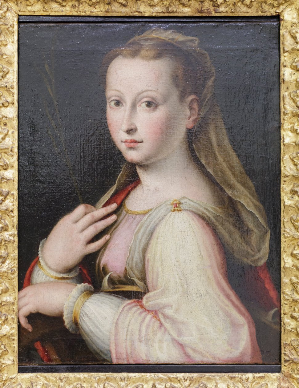 Sankt Katarina af Alexandria, Luca Longhi (olie på lærred) af Luca Longhi