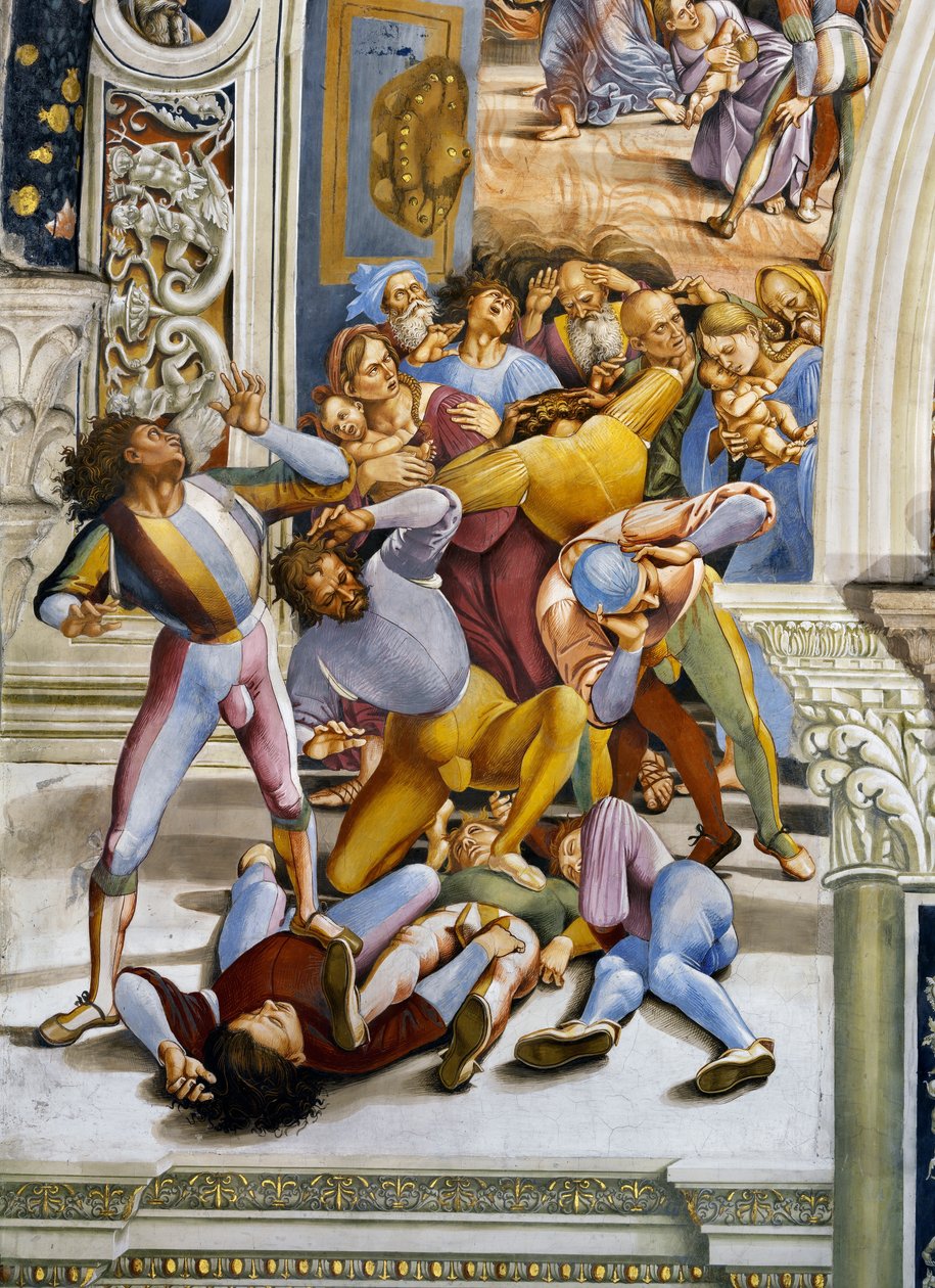 Apokalypsen, fra freskocyklus af Den sidste Dom af Luca Signorelli