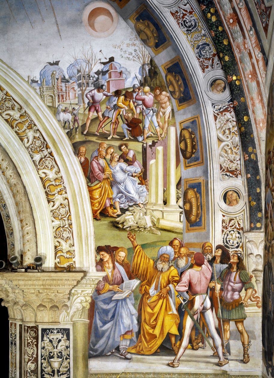 Apokalypse, fra Last Judgment freskocyklus af Luca Signorelli