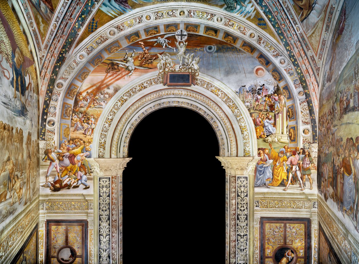 Apocalypse, fra Last Judgment fresko-cyklus af Luca Signorelli