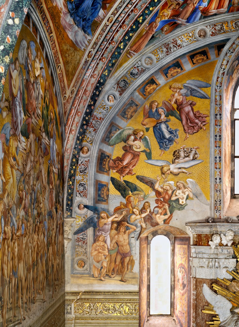 Kald af udvalgte, fra Last Judgment fresko-cyklus af Luca Signorelli