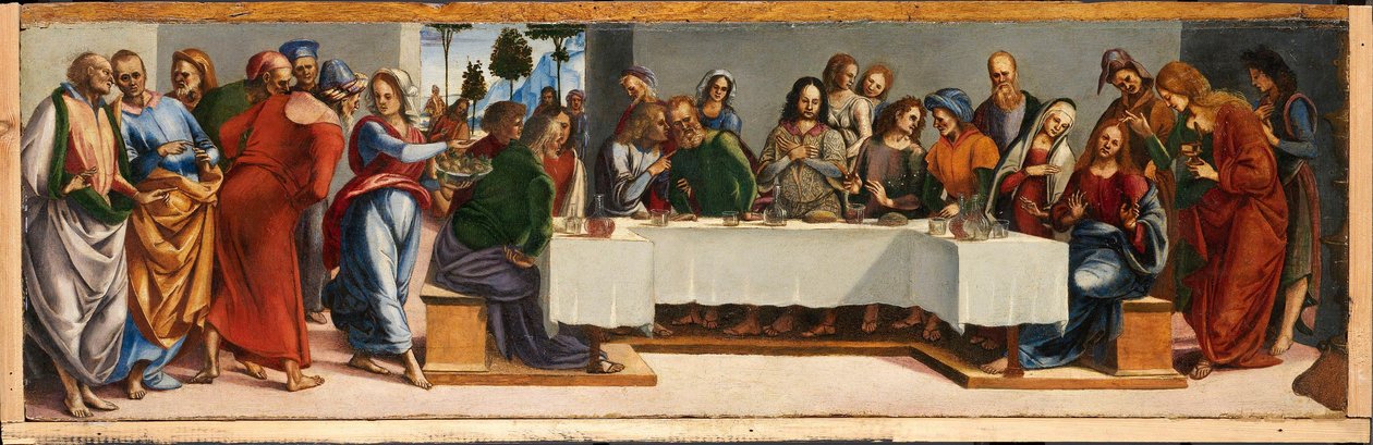 Kristus i farisæeren Simons hus af Luca Signorelli