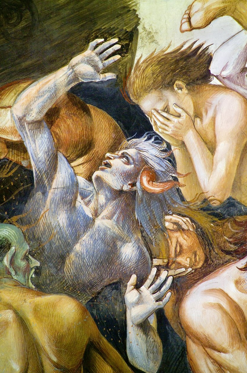 De fordømte i helvede, fra freskocyklus af Den sidste Dom af Luca Signorelli