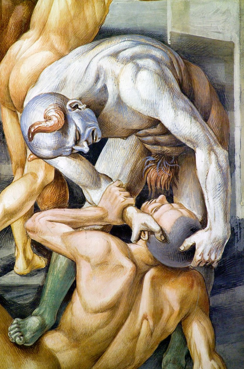 Damned in hell, fra Last Judgment fresko-cyklus af Luca Signorelli