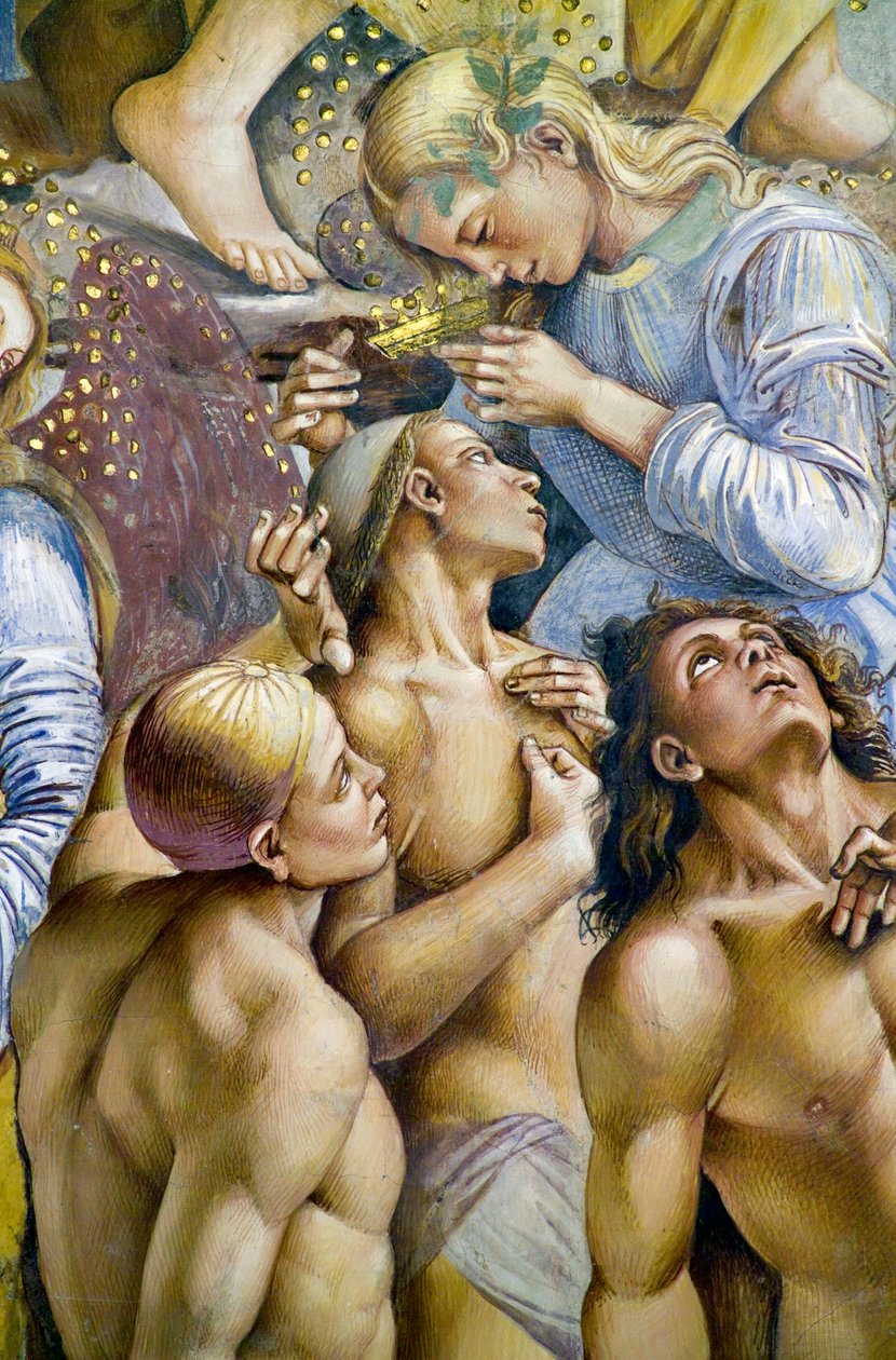 Udvalgte, fra Last Judgment fresko-cyklus af Luca Signorelli