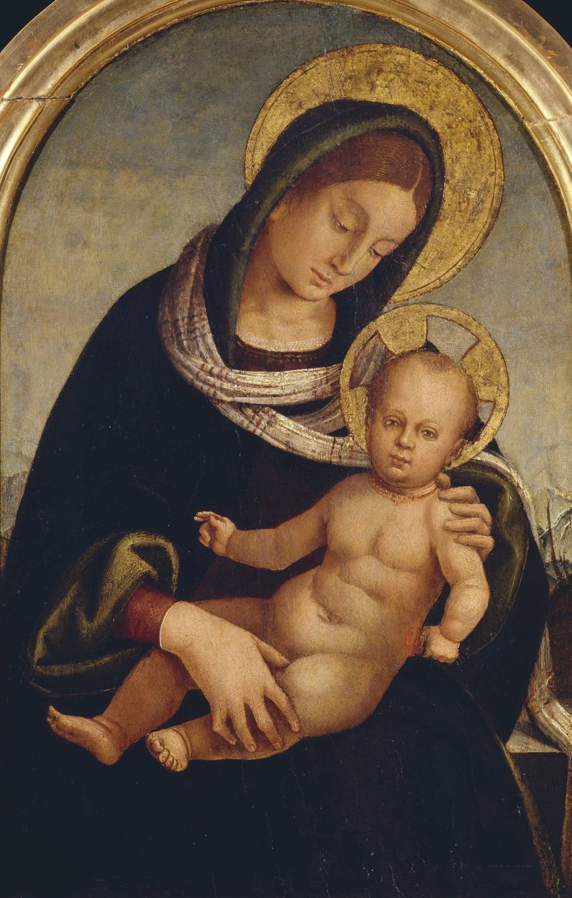 Madonna med barn, ca 1510-1515. af Luca Signorelli