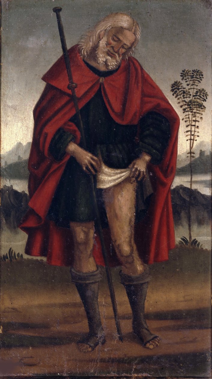 Saint Roch, ca 1515-1520. af Luca Signorelli
