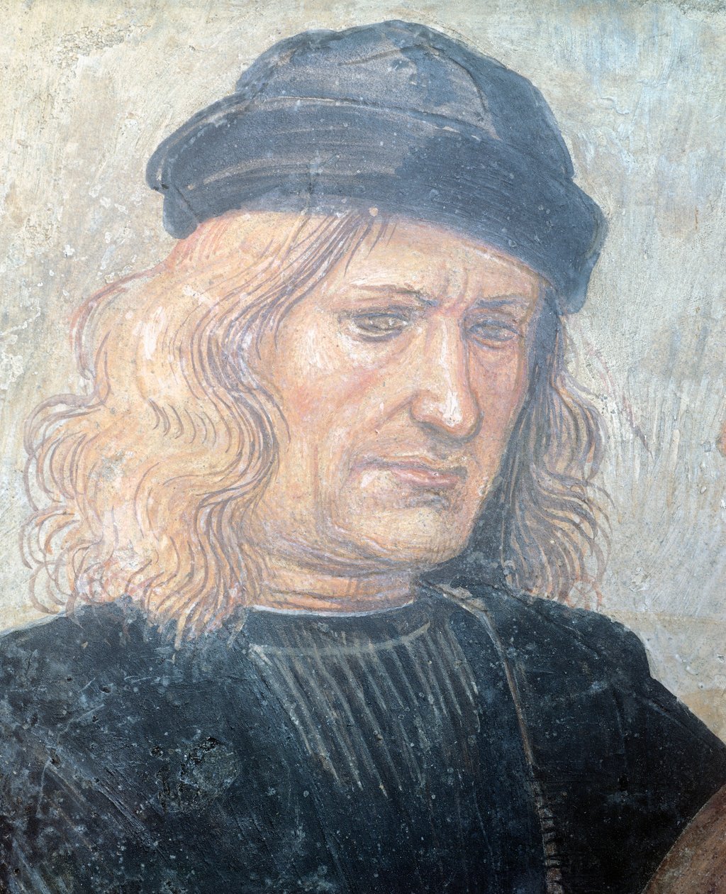 Selvportræt af Luca Signorelli (ca 1445-1523), frisk af Luca Signorelli