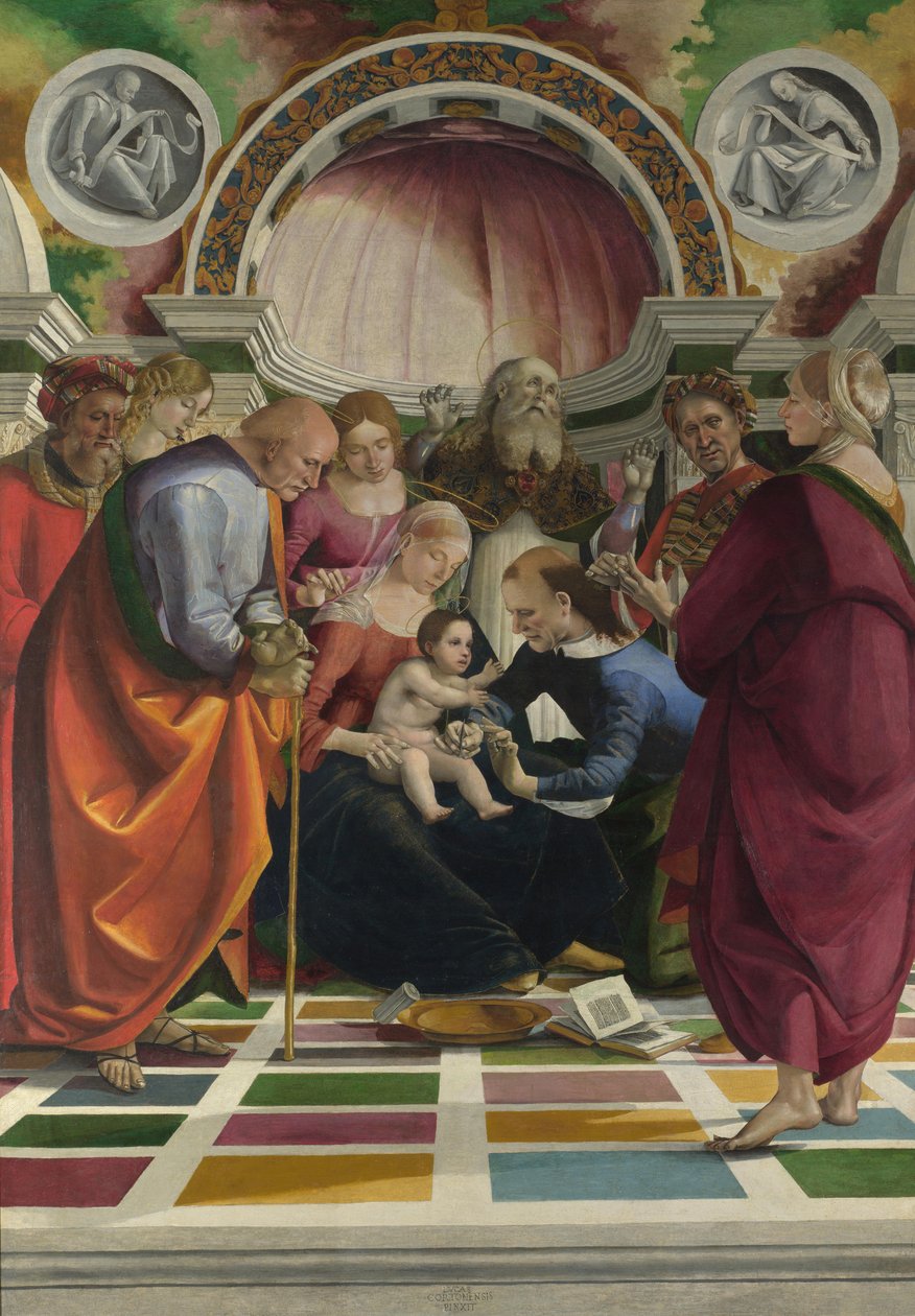 Omskærelsen, ca. 1490 af Luca Signorelli
