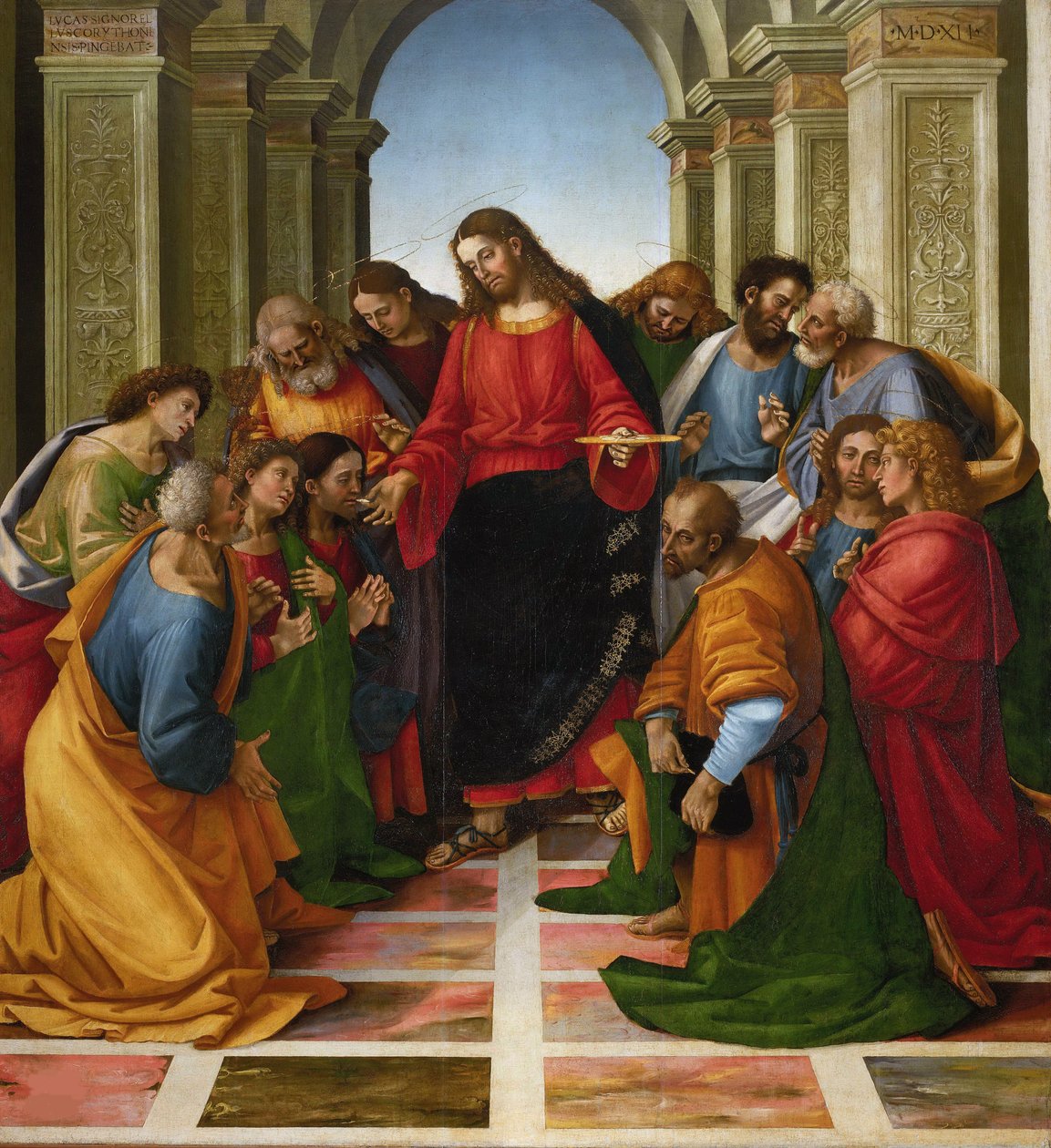 Apostlenes fællesskab, 1512. af Luca Signorelli