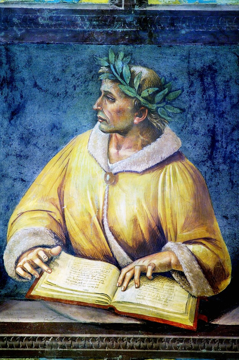 Virgil, portræt fra Illustrious people cycle af Luca Signorelli
