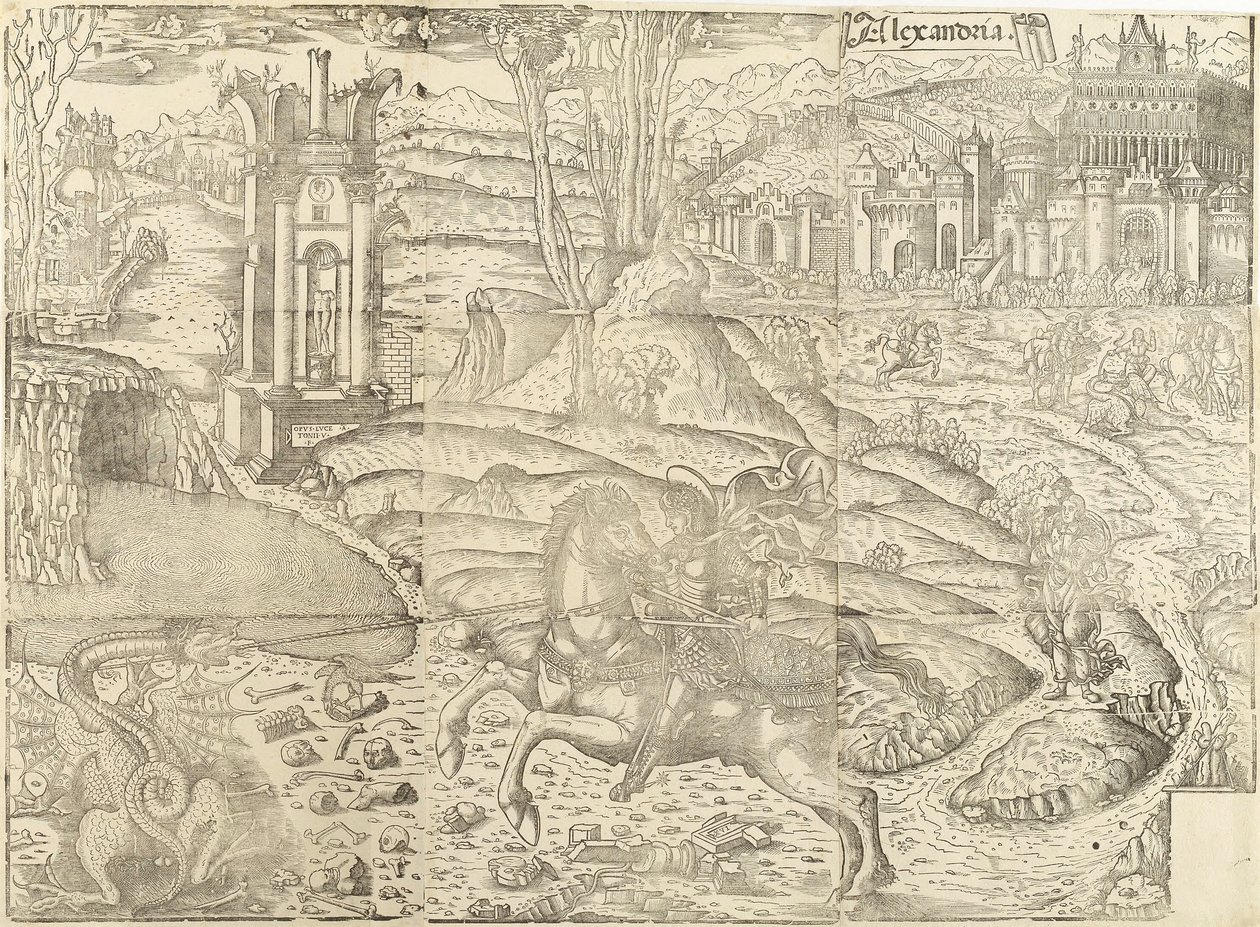 St George og dragen af Lucantonio degli Uberti