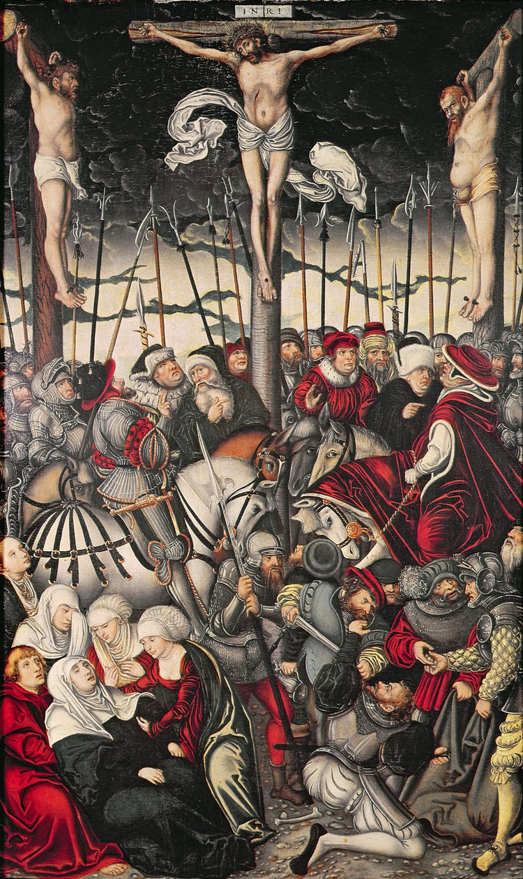 Golgata af Lucas Cranach the Elder