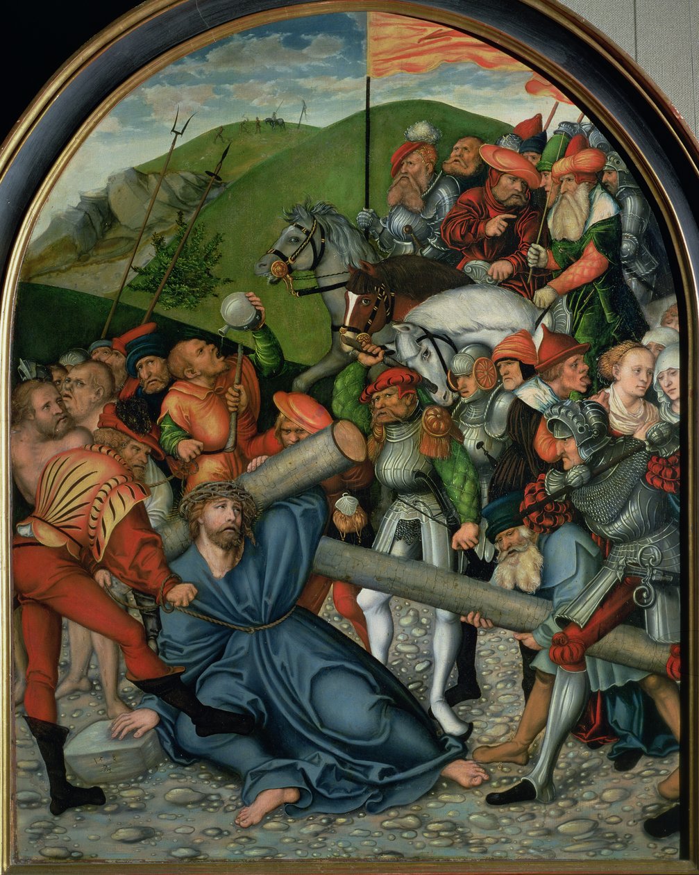 Kristus bærer korset, 1538 (panel) af Lucas Cranach the Elder