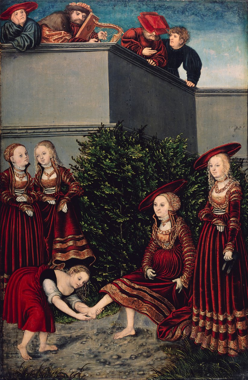 David og Batseba af Lucas Cranach the Elder