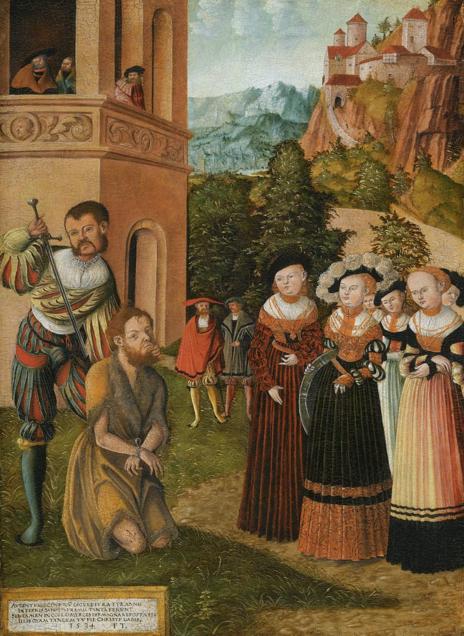 Johannes Døberens halshugning af Lucas Cranach the Elder