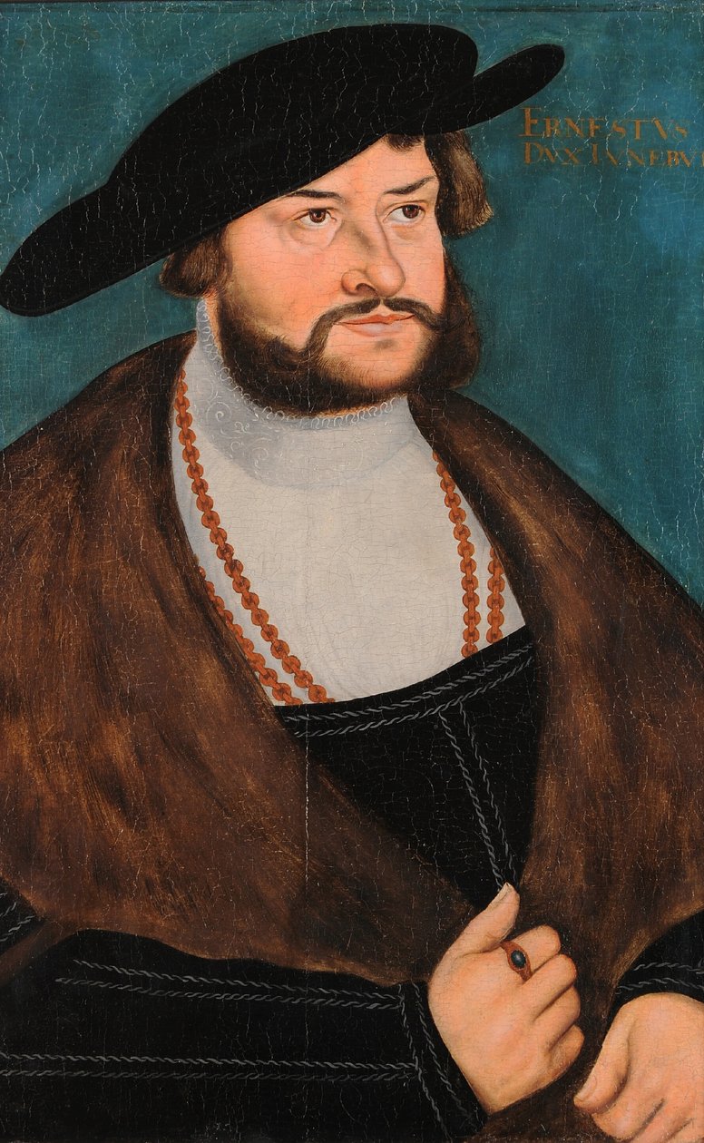 Ernst Bekenderen, Hertug af Braunschweig-Lüneburg-Celle af Lucas Cranach the Elder