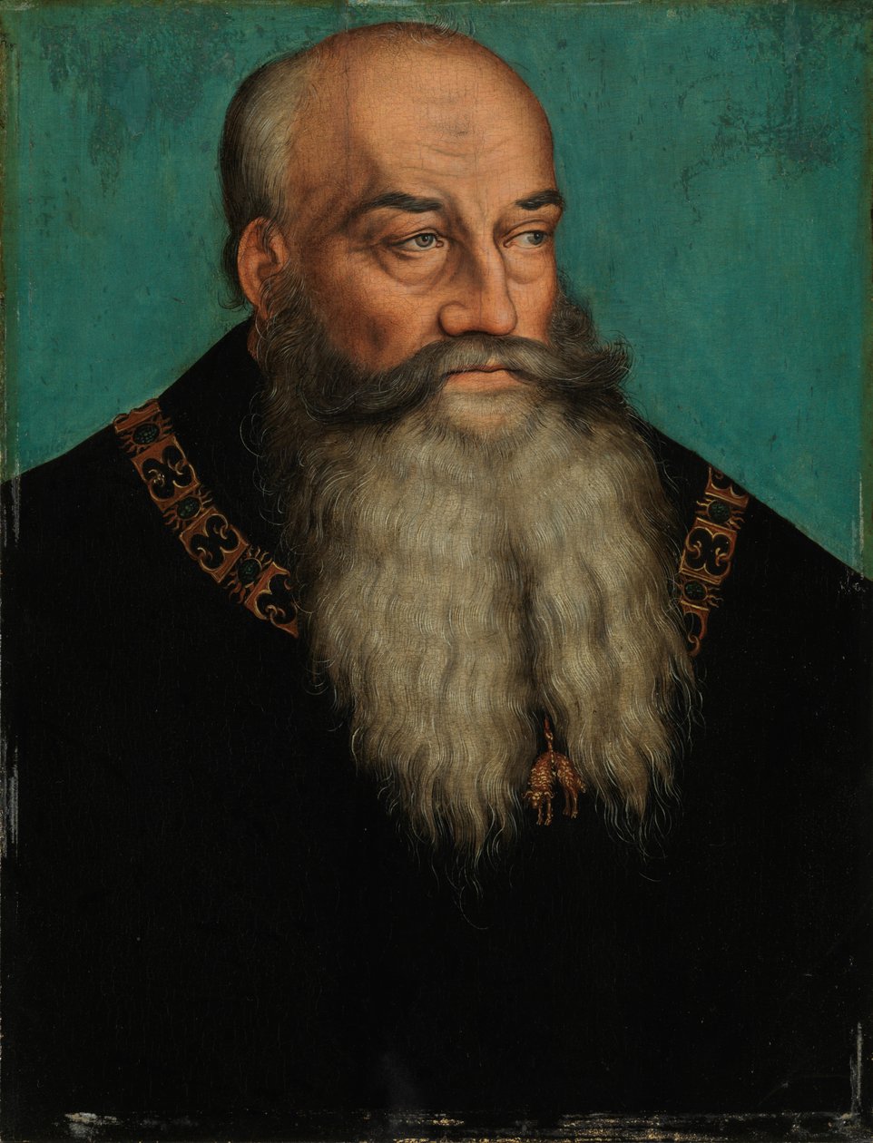 Hertug George den skæg af Sachsen af Lucas Cranach the Elder