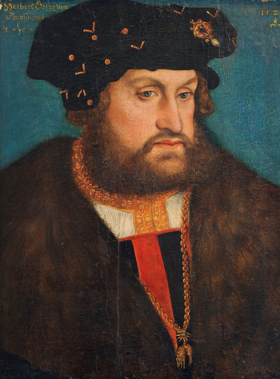 Hertug George af Sachsen af Lucas Cranach the Elder