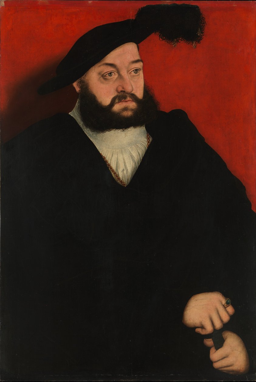 Johann den yngre, arvelig prins af Sachsen af Lucas Cranach the Elder