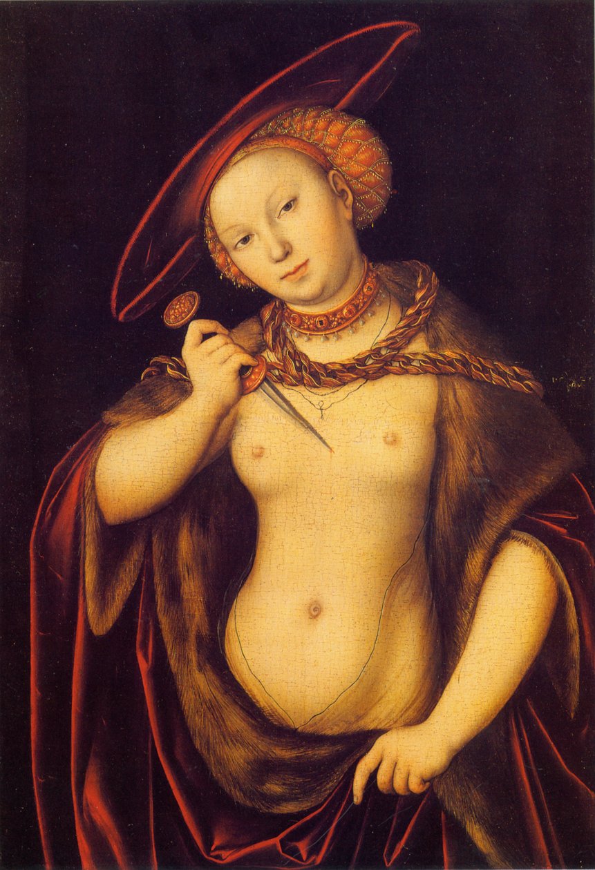 Lucretia af Lucas Cranach the Elder