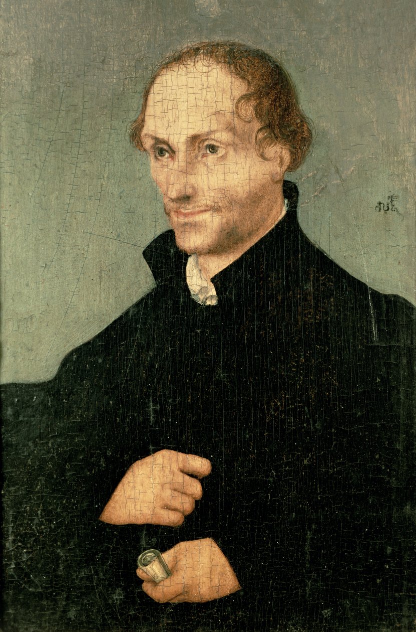 Portræt af Philipp Melanchthon (1497-1560), 1532 af Lucas Cranach the Elder