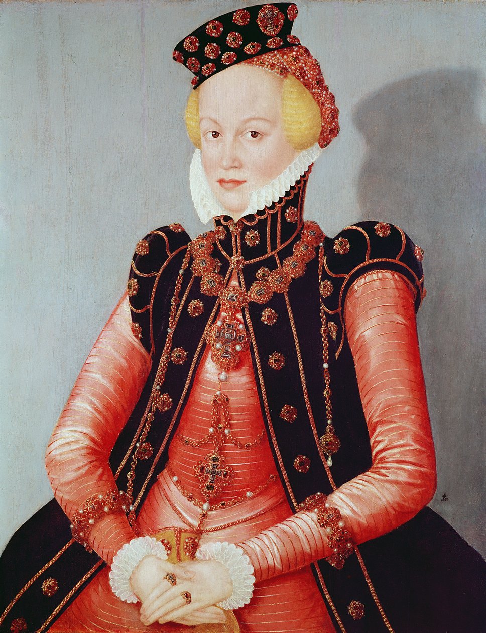 Portræt af en ung kvinde af Lucas Cranach the Elder
