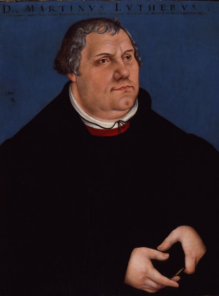 Portræt af Martin Luther af Lucas Cranach the Elder