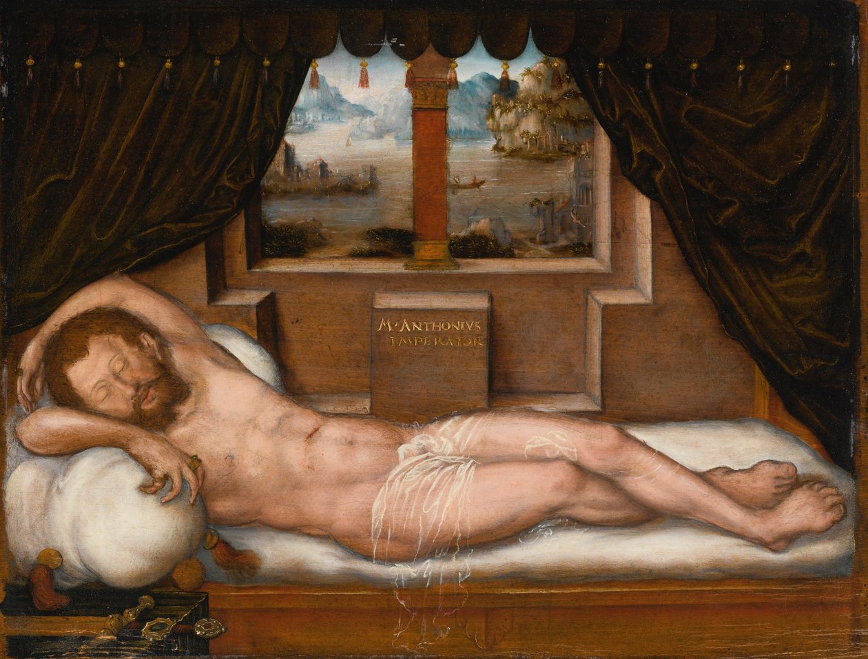 Den døende Marc Anthony af Lucas Cranach the Elder