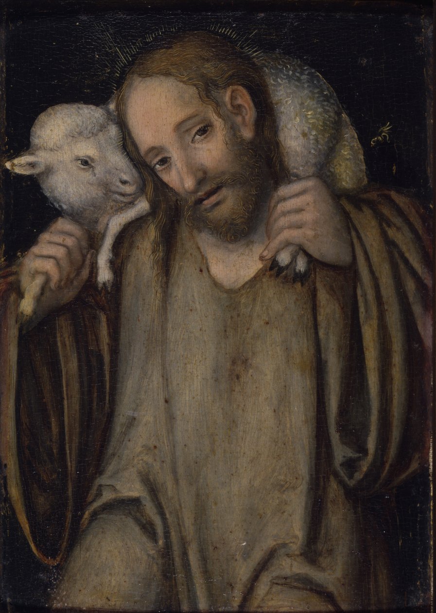 Den gode hyrde af Lucas Cranach the Elder