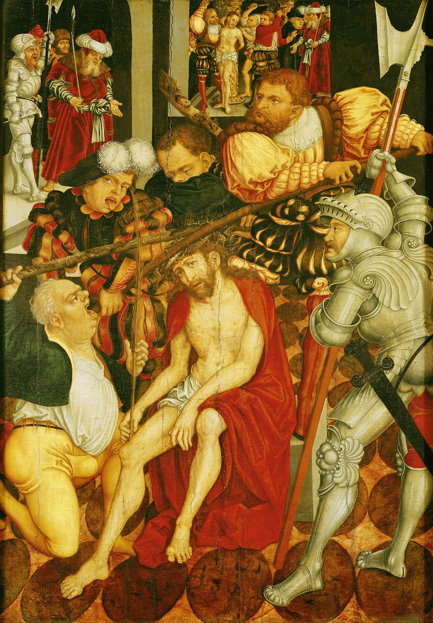 Spotten af Kristus af Lucas Cranach the Elder