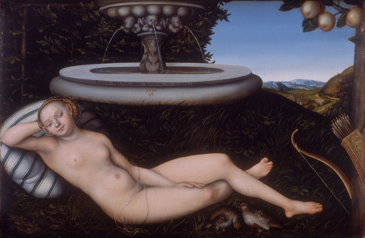 Fontænenymfen af Lucas Cranach the Elder