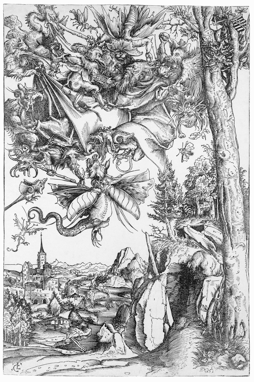 The Temptation of St.Anthony, 1506 af Lucas Cranach the Elder