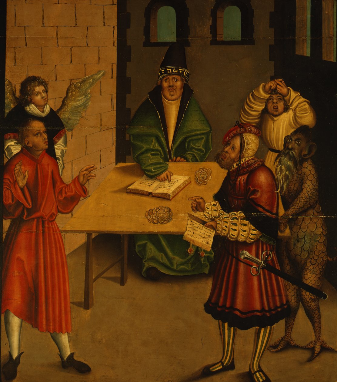 De ti bud, 1516 af Lucas Cranach the Elder