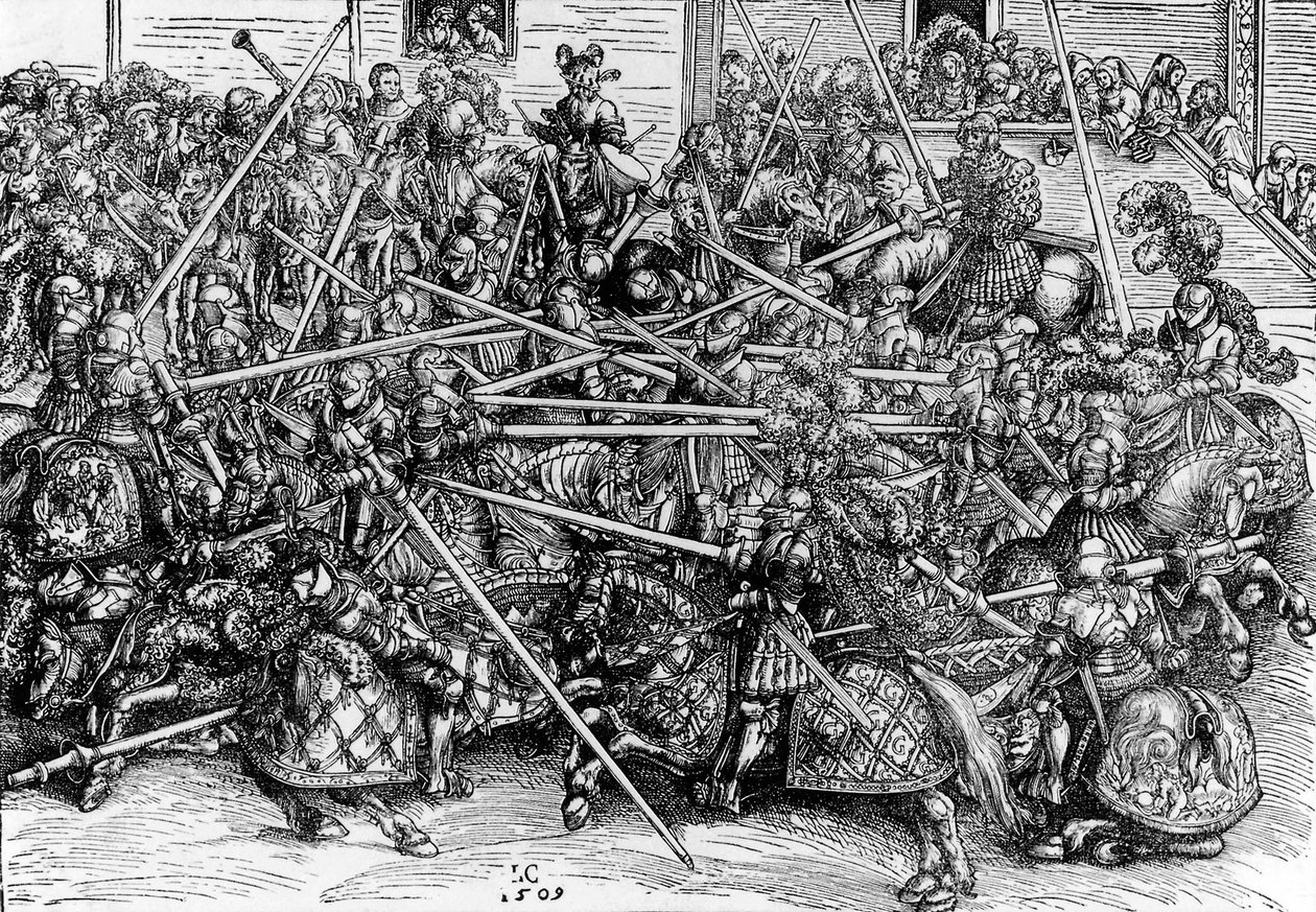 Den tredje turnering af Lucas Cranach the Elder