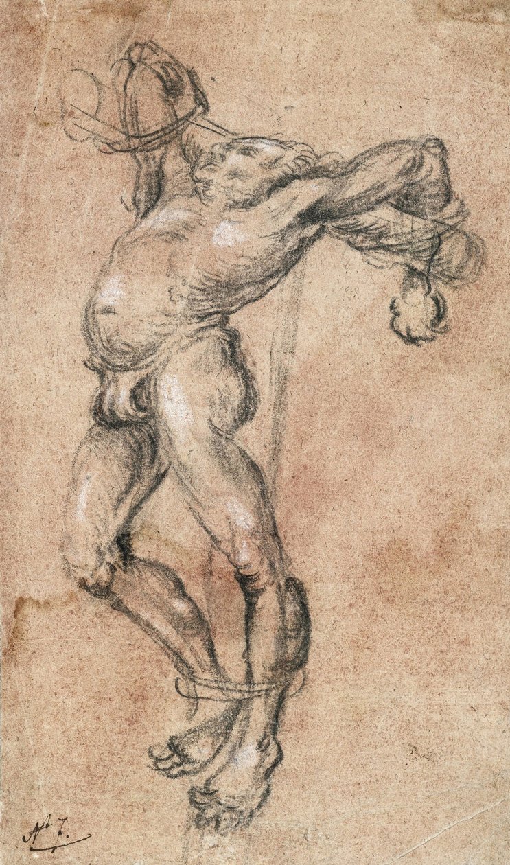 Tyv på korset, mod venstre af Lucas Cranach the Elder