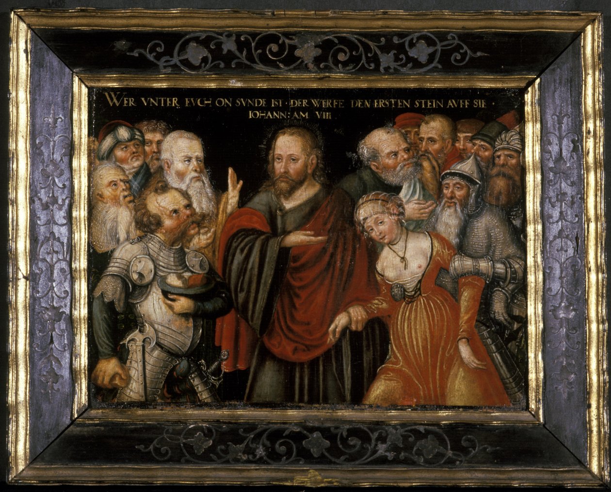 Kristus og ægteskabsbruden, ca. 1540-50 af Lucas Cranach the Elder