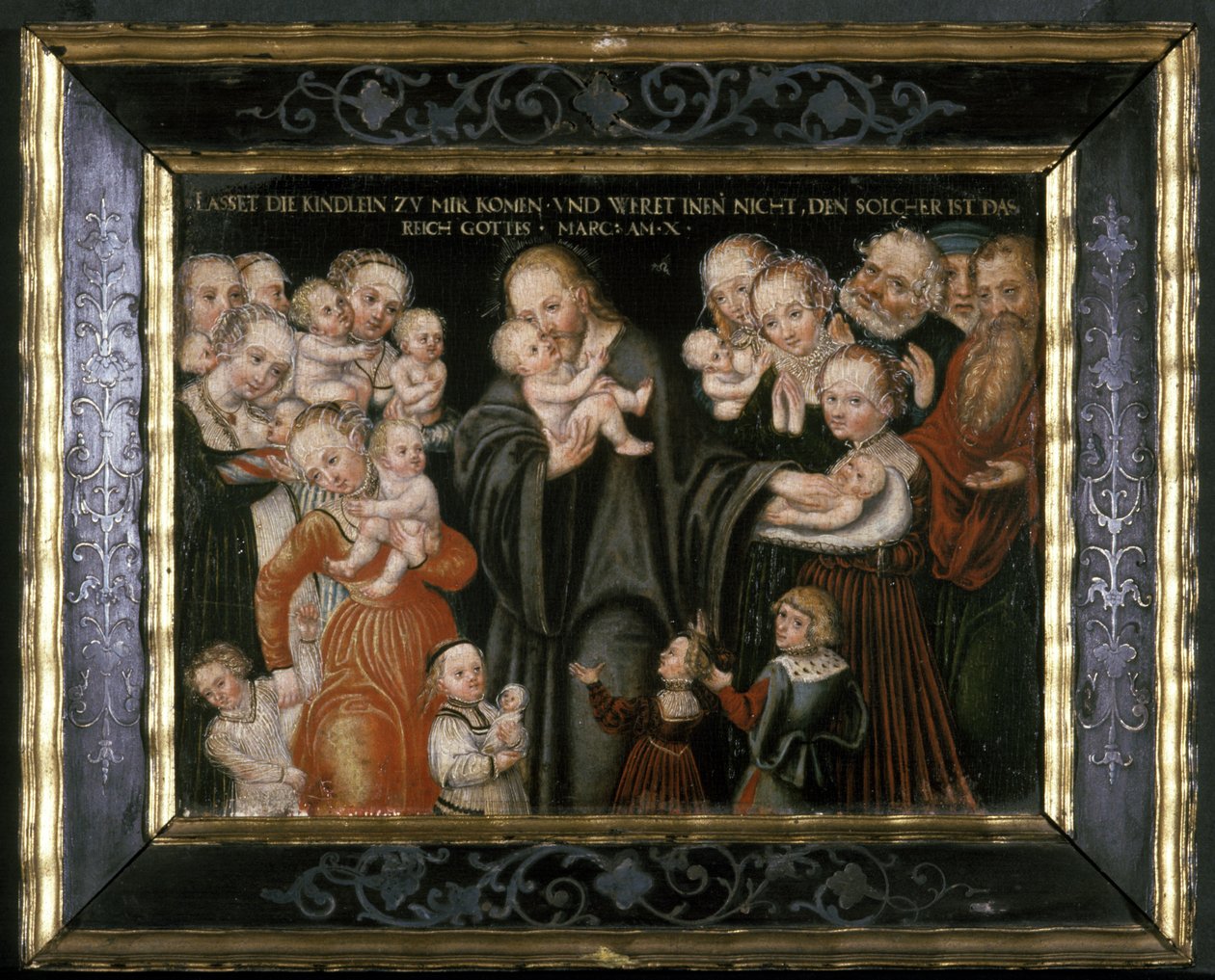 Jesus velsigner børnene af Lucas Cranach the Elder