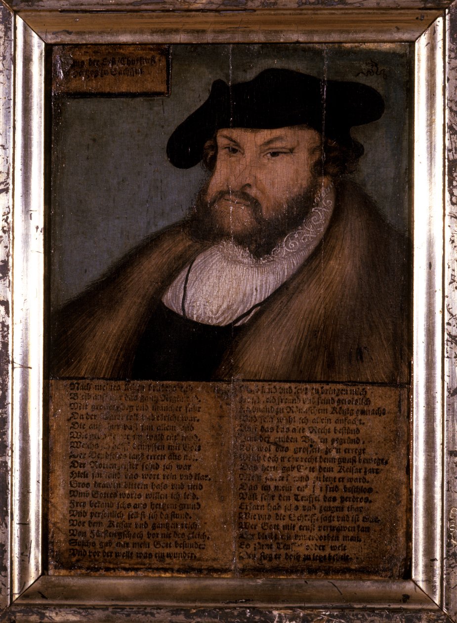 Johannes den Standhaftige, Kurfyrste af Sachsen, 1536 af Lucas Cranach the Elder