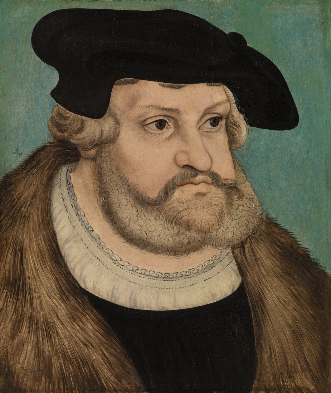 Portræt af en mand af Lucas Cranach the Elder