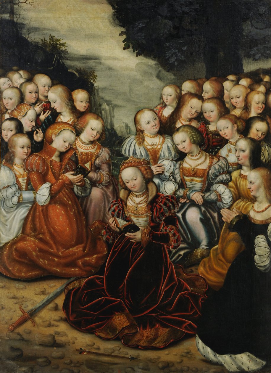 Sankt Ursula og Jomfruerne af Lucas Cranach the Elder
