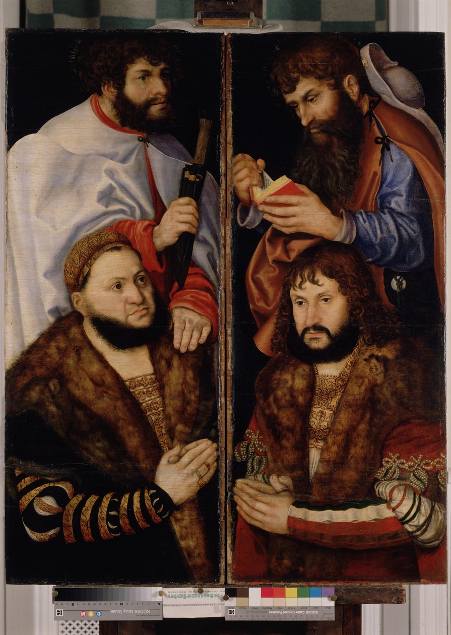 Jomfruens altertavle eller såkaldte Princes Altarpiece [venstre fløj] af Lucas Cranach the Elder