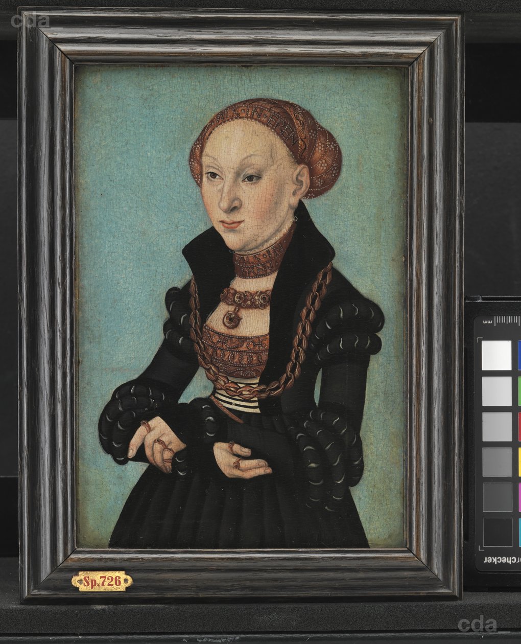 Portræt af Electress Sibyl af Sachsen af Lucas Cranach the Elder