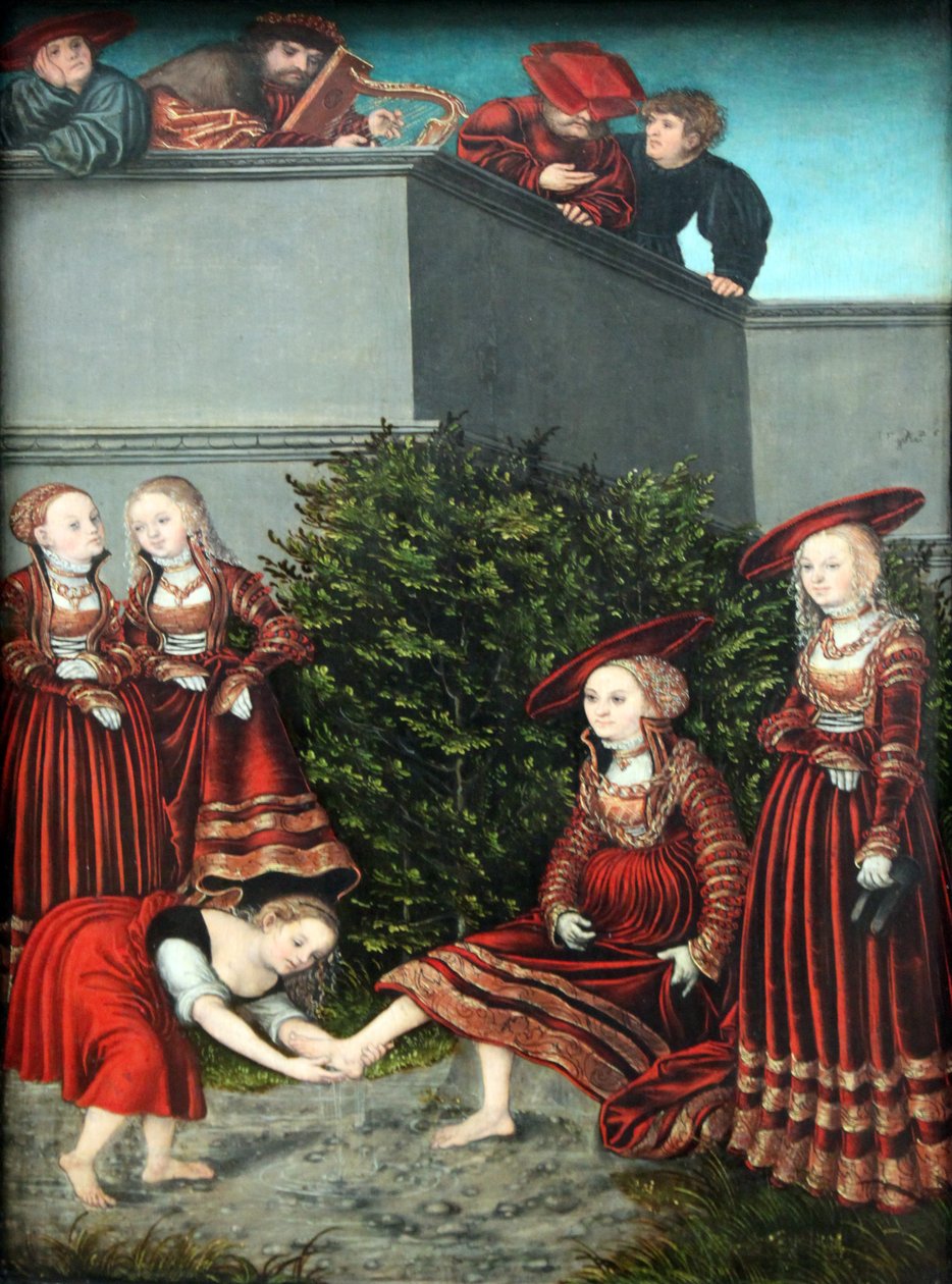David og Batseba af Lucas Cranach the Elder