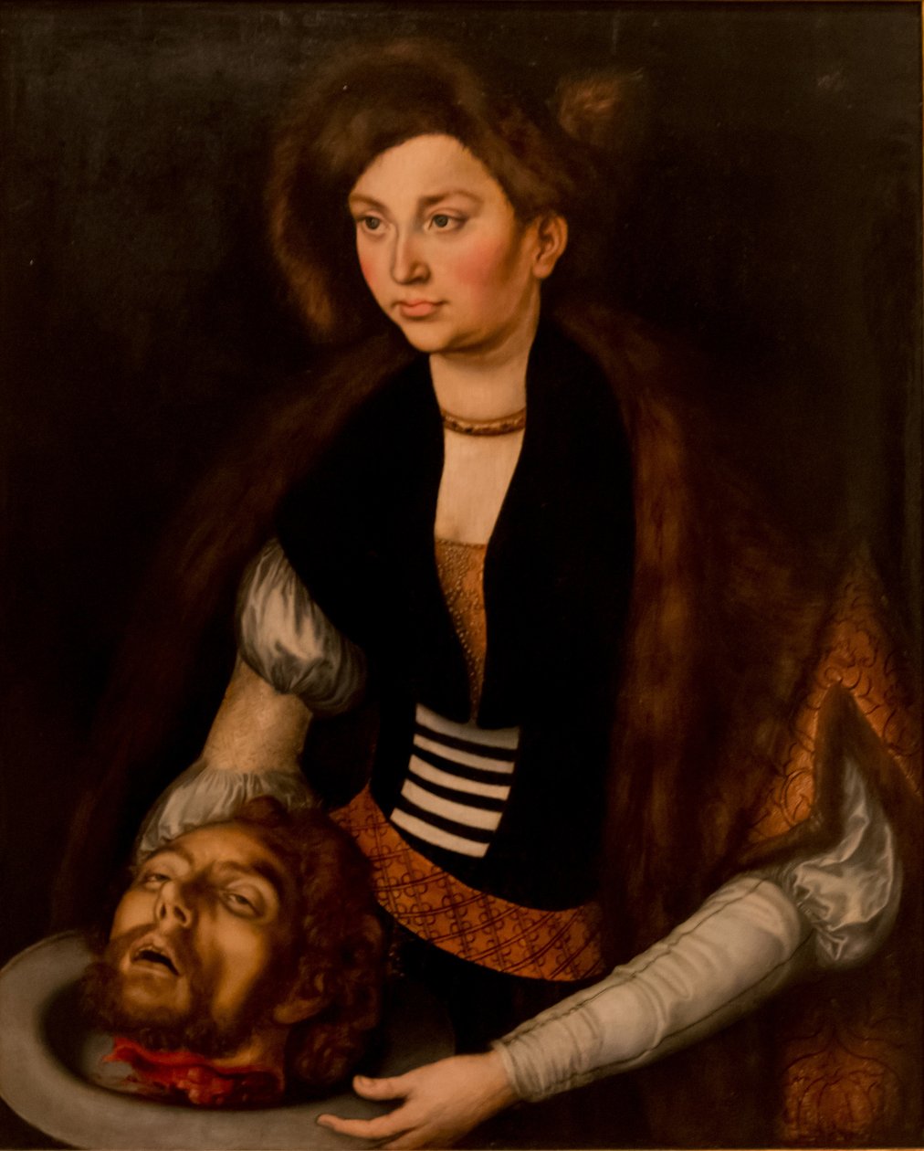 Salome med hovedet på Johannes Døberen af Lucas Cranach the Elder